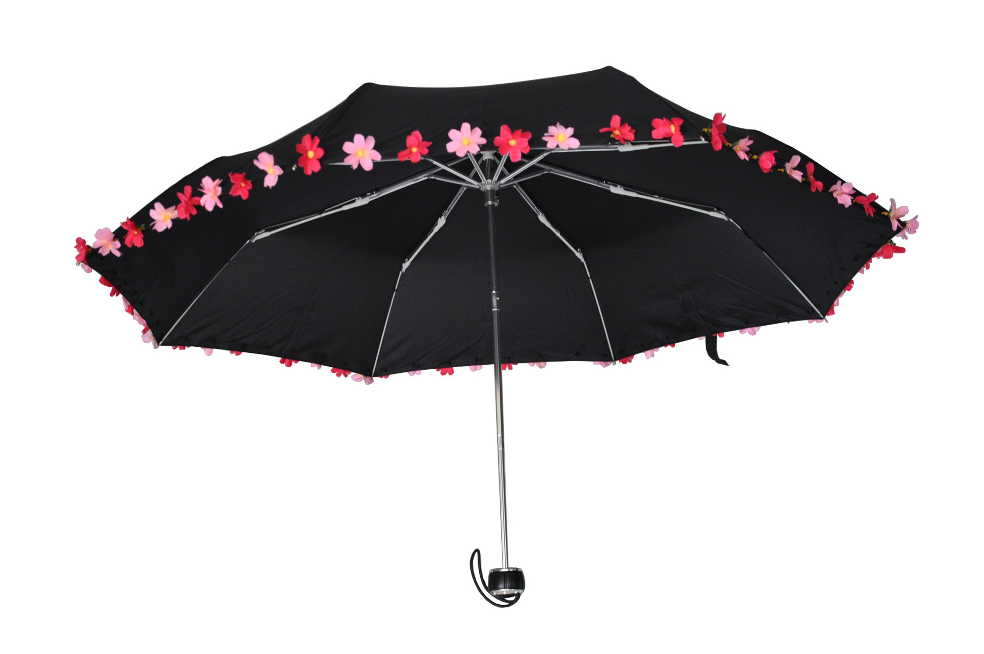 新款21寸8开三折花边伞 可定制定制 厂家直销欢迎采购!