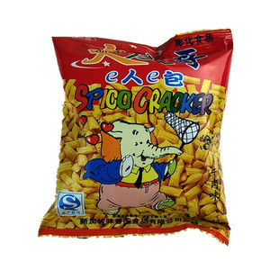 儿时回忆膨化零食包邮经典怀旧味香园大皮哥铁板牛肉口味一份40袋