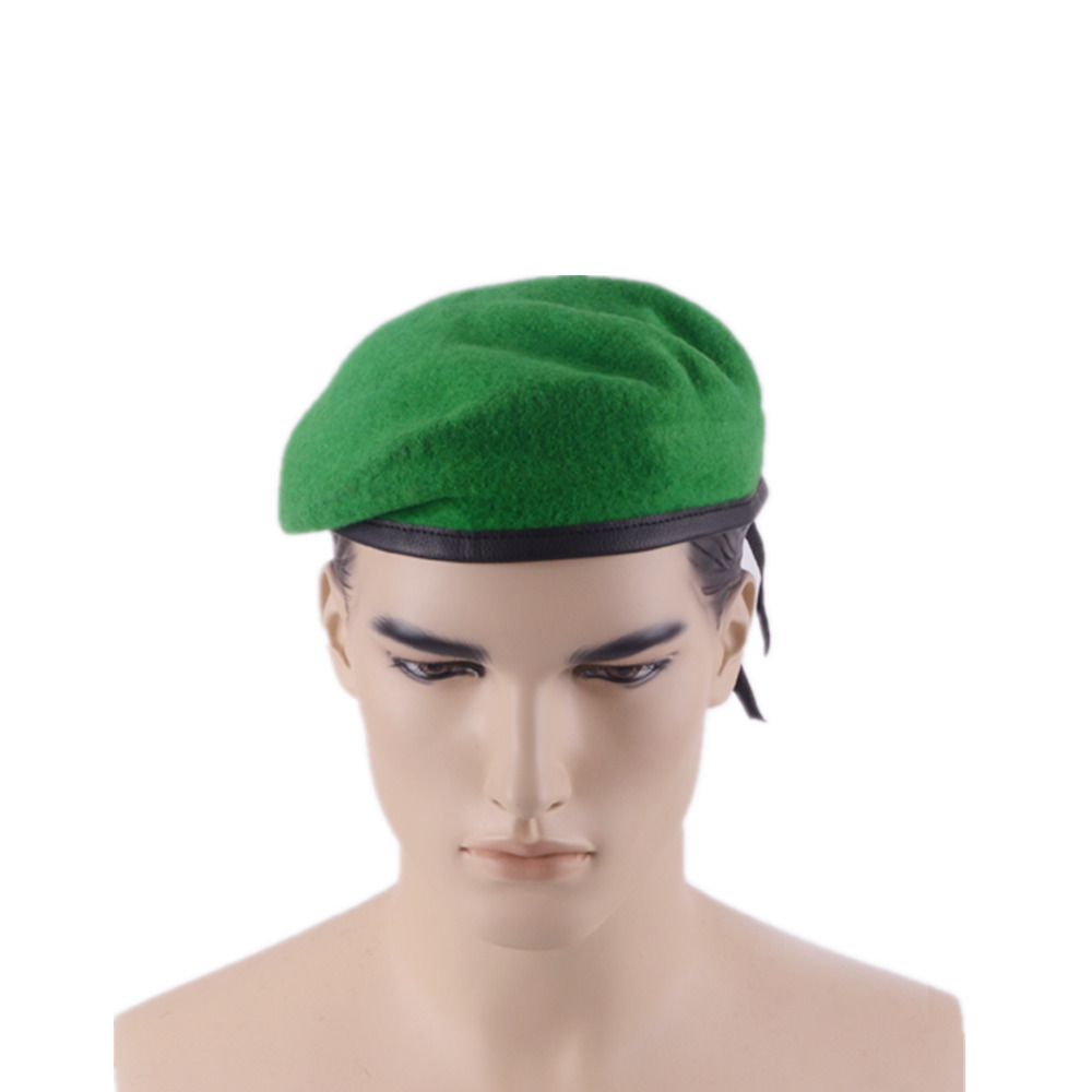 羊毛贝雷帽可定制 针织贝雷帽 保安贝雷帽 作训帽一件代发