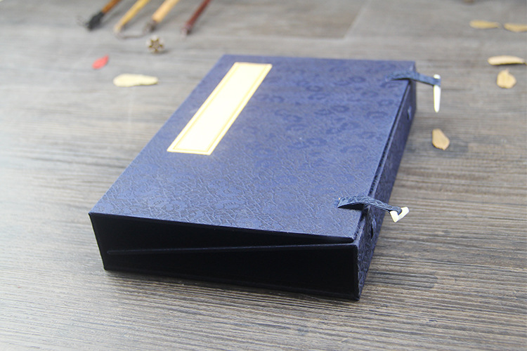 绢面 空白函套礼盒 精品包装道具摆件 线装书古籍古书 仿真书锦盒