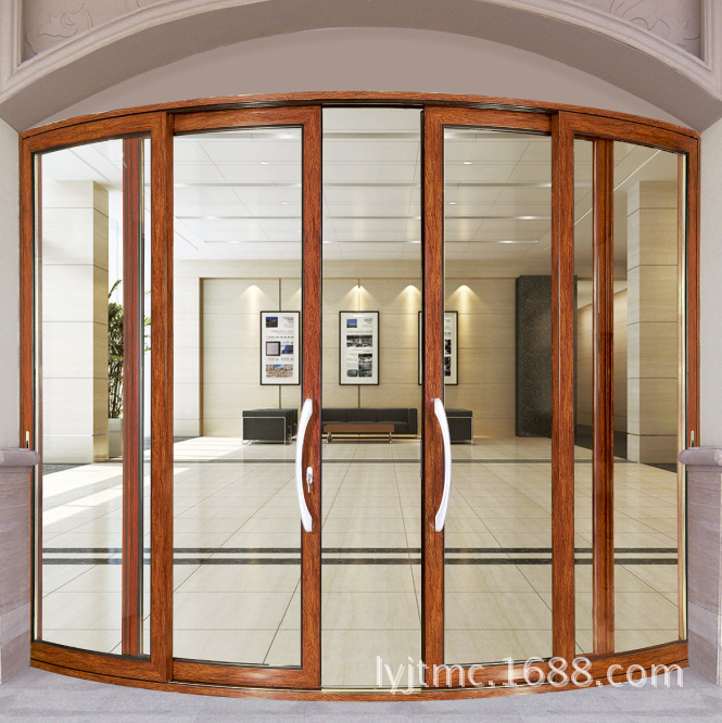 路易金泰 圆弧推拉门中空玻璃推拉门 重型