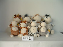 外贸厂家专业生产长颈鹿驴子毛绒动物玩具公仔(CE/EN71)
