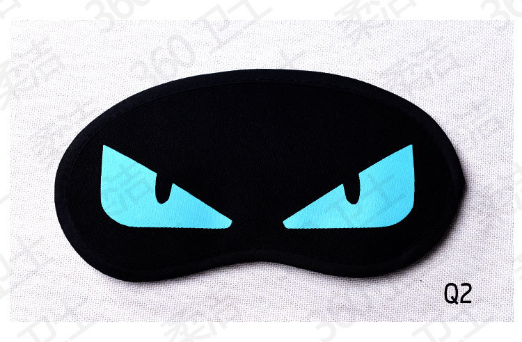 韩版卡通冷热冰袋眼罩 睡眠遮光助眠冰敷眼罩缓解眼疲劳q1-q5