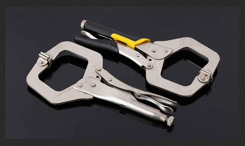 11寸活动头c型大力钳子夹钳 焊接固定夹手动钳子工具飞越大力钳