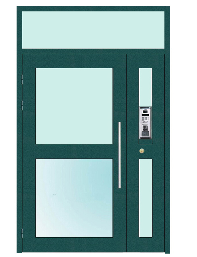 子母带门头单元门