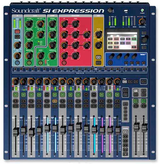 soundcraft声艺 si expression 1 sie1 esi1 16路数字调音台