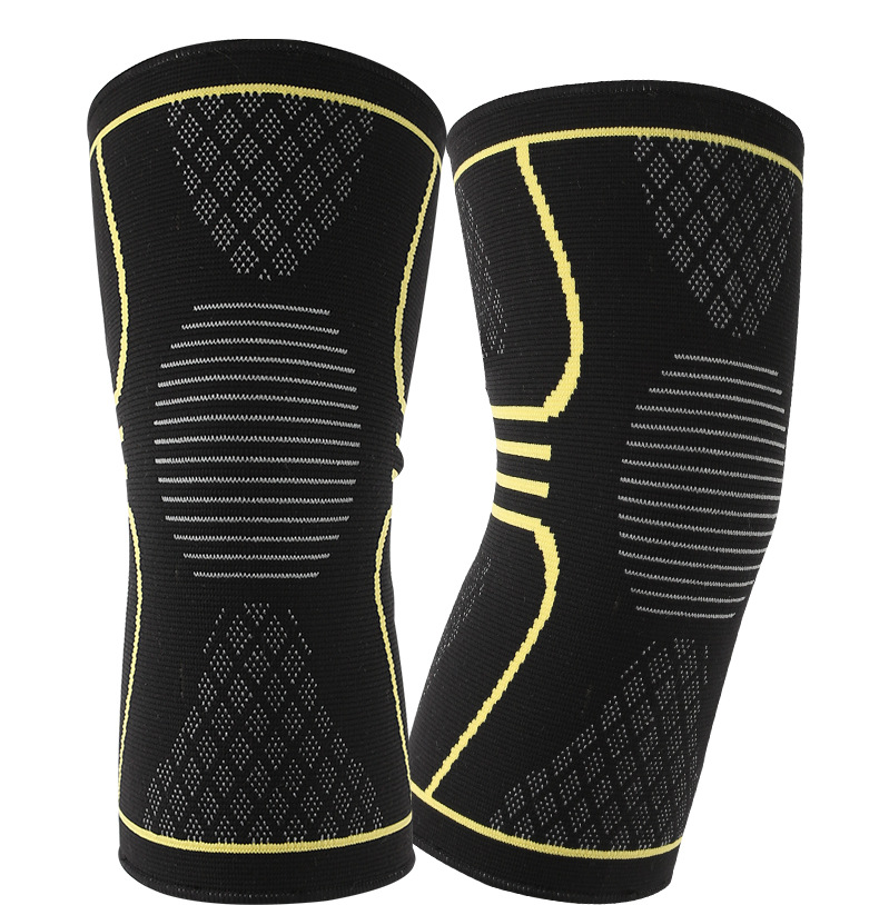 可来图来样制作篮球运动尼龙护膝户外健身跑步护膝套针织运动护具