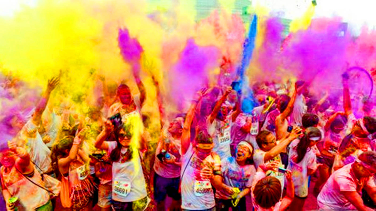 添加剂  食品添加剂  增稠剂  彩色玉米淀粉 欢庆用5公里的"彩色跑"