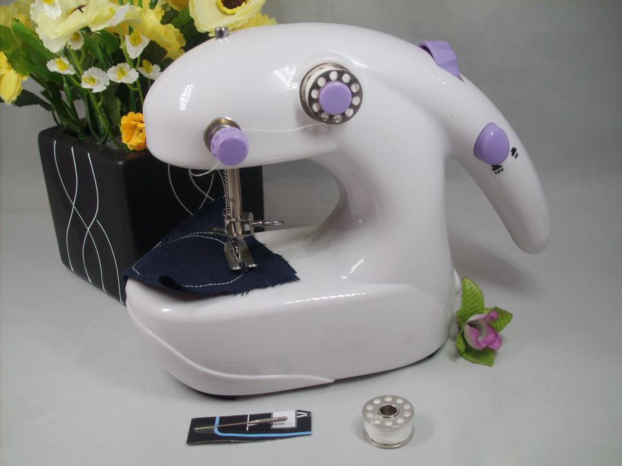 迷你缝纫机 家用电动缝纫机 手提便携式衣车 单线衣车 缝纫