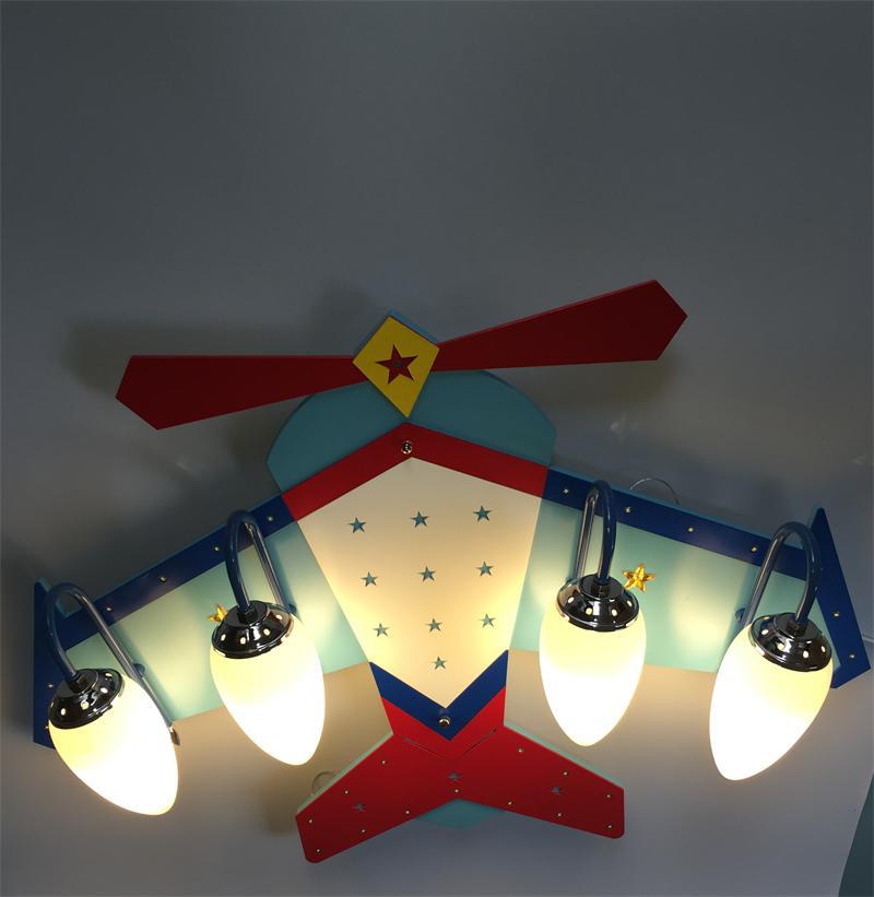 飞机吸顶灯 卡通灯儿童灯飞机灯 男孩卧室灯幼儿园灯游乐园灯