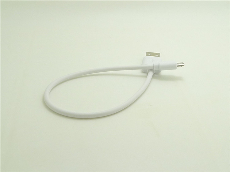 跨境外贸0.25米micro数据线 安卓手机v8线 过2a移动电源充电线