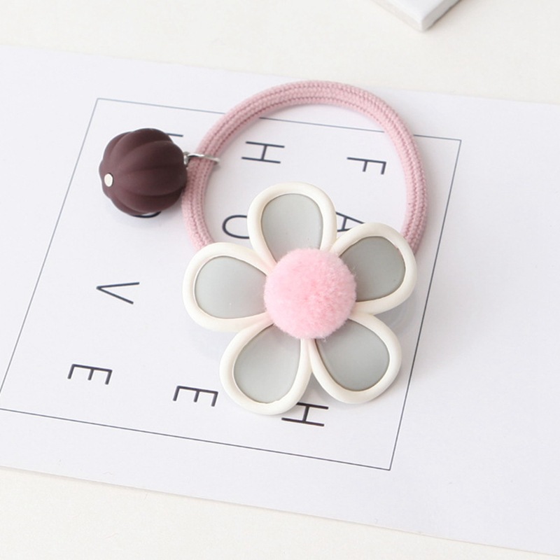 厂家直销韩版az款大花朵纹路皮筋发绳头饰皮绳扎头发发圈发饰