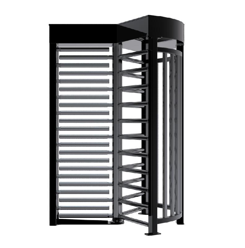 广东转闸小区门禁十字旋转门封闭式防尾随十字辊闸