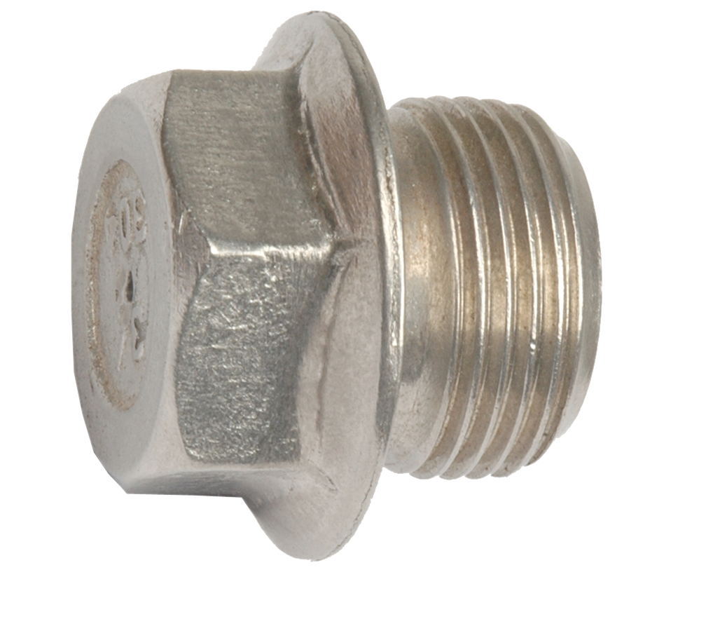 外六角头法兰油堵螺丝优品质不锈钢油塞螺钉手拧式面螺塞厂家直销