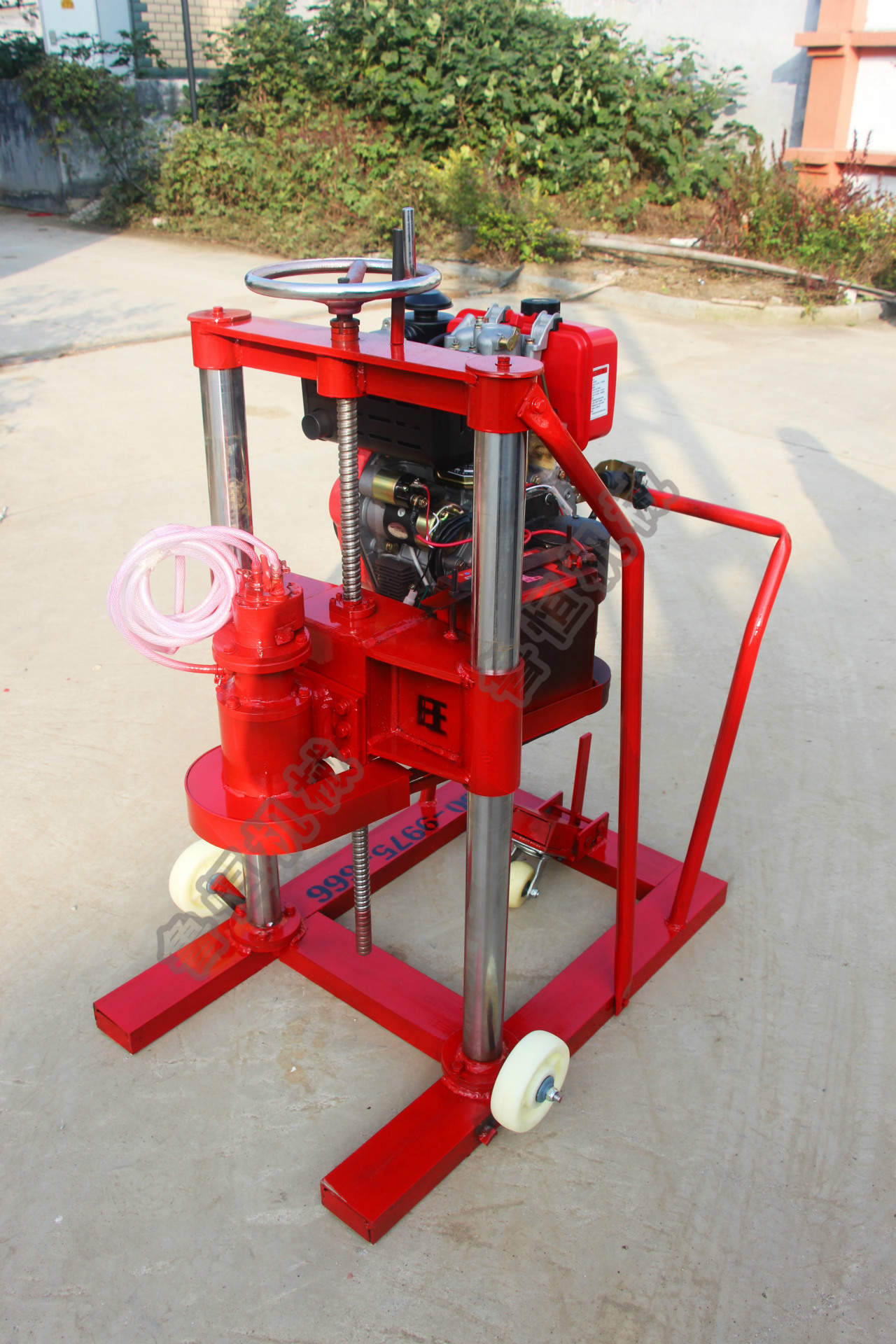 柴油版混凝土取芯机 公路混凝土取芯机 大功率 深度可取1米的芯