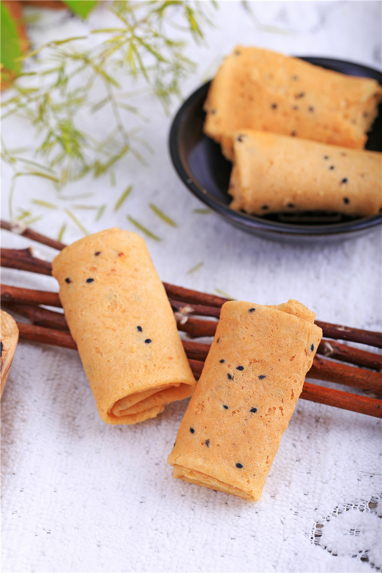 蛋卷乐爷手工金丝卷 盒装蛋卷 好吃又营养140g休闲食品零食