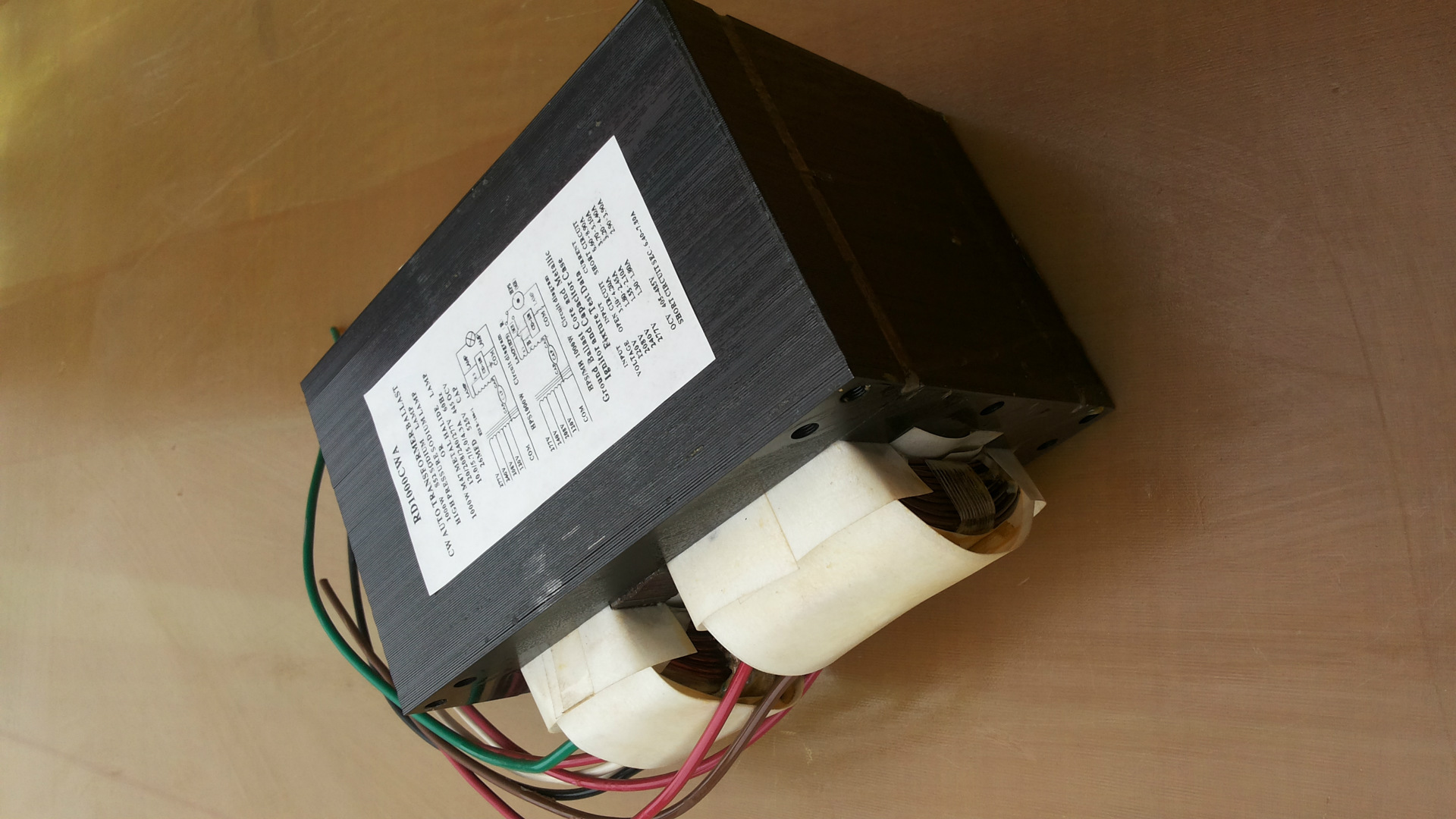 厂价供应rd1000cwa镇流器 1kw美标电感镇流器