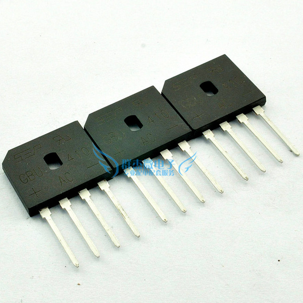 桥堆整流桥gbu410 扁桥4a1000v 二极管系列