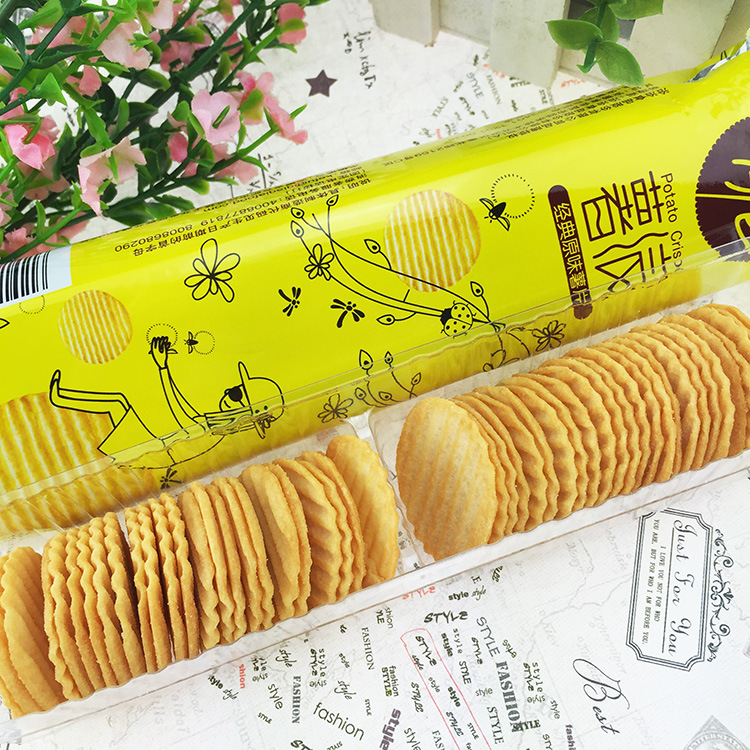 批发供应2016洽洽新品 喀吱脆薯浪50g*48条休闲食品薯片