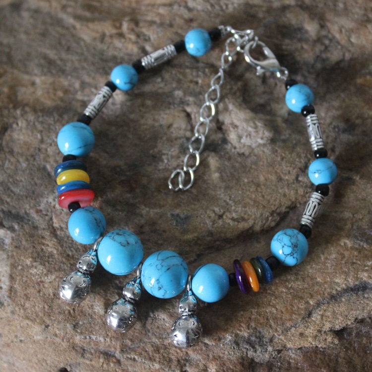 100元小额饰品混批 云南丽江风情藏银葫芦手串尼泊尔手链女qsl174