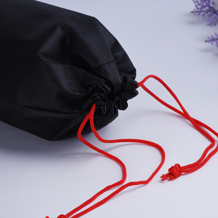 无纺布袋子定制做环保购物广告袋无纺布手提袋衣服包装抽绳束口袋