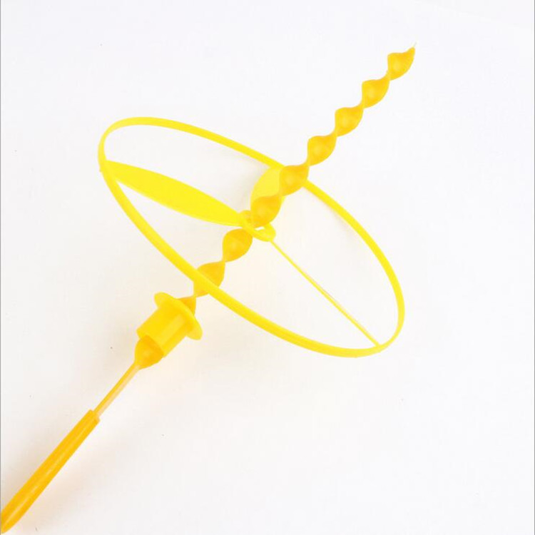 手推飞碟 飞天仙子 益智儿童玩具 塑料竹蜻蜓 地摊热卖玩具批发