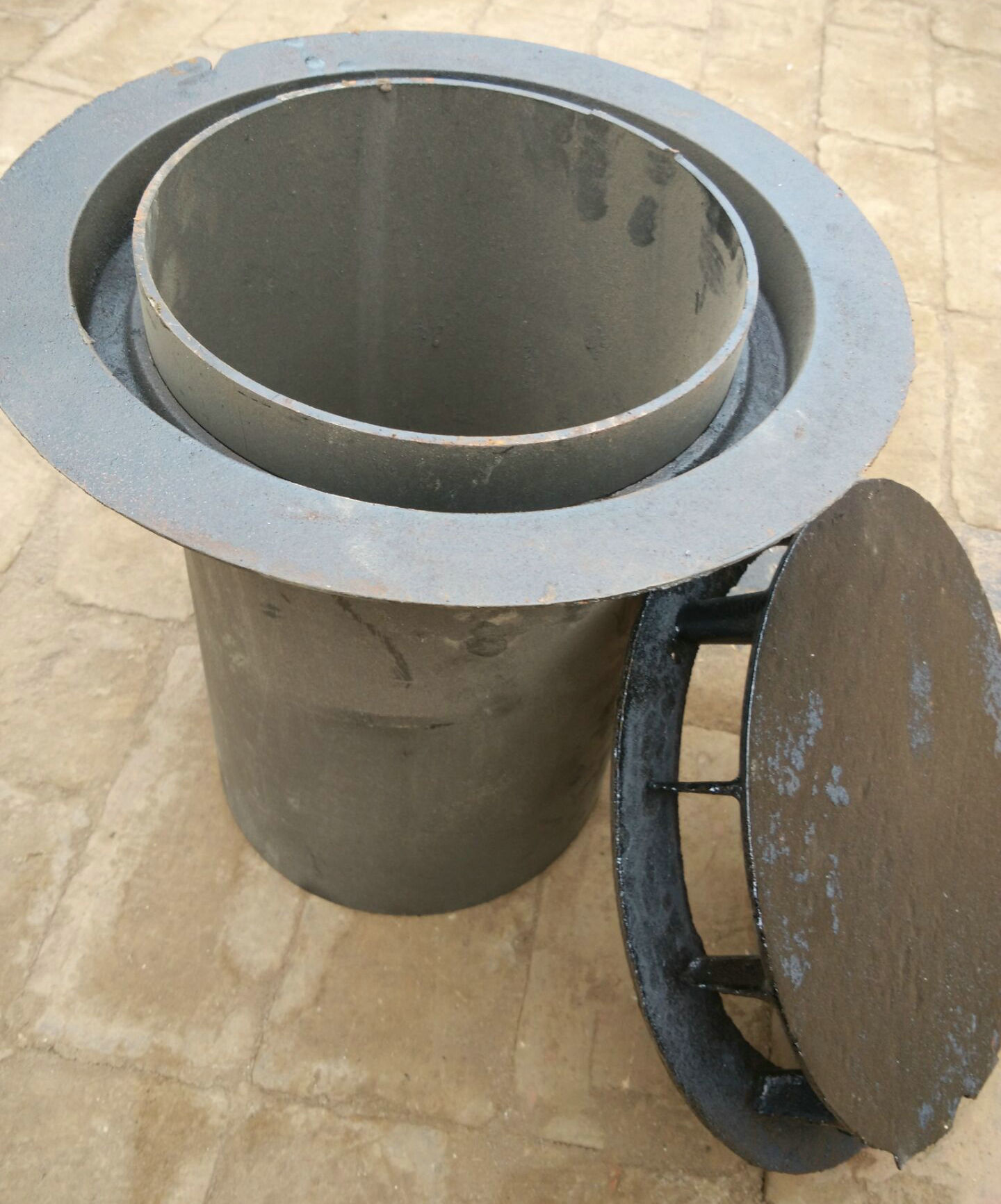 87型雨水斗dn200八七型雨水斗两件套铸铁网筐雨斗