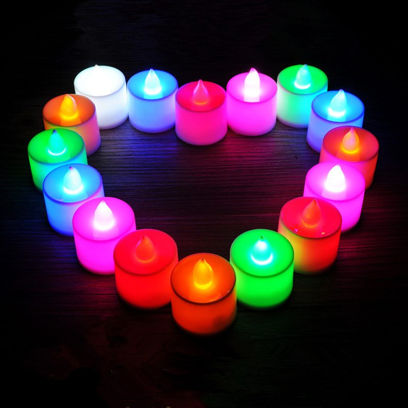 创意电子蜡烛 浪漫求婚表白生日礼物led环保无烟蜡烛灯 批发