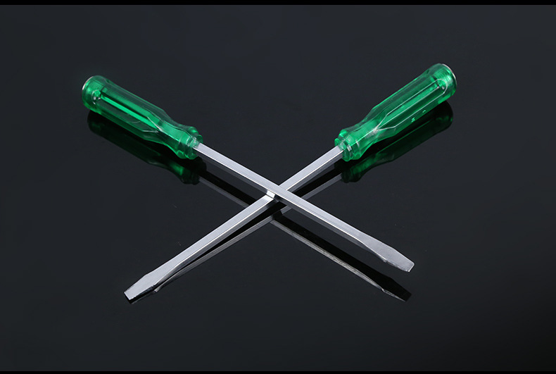 蓝宝路穿心螺丝刀铬钒钢螺丝刀坚固耐用一字穿心刀方杆柄螺丝刀