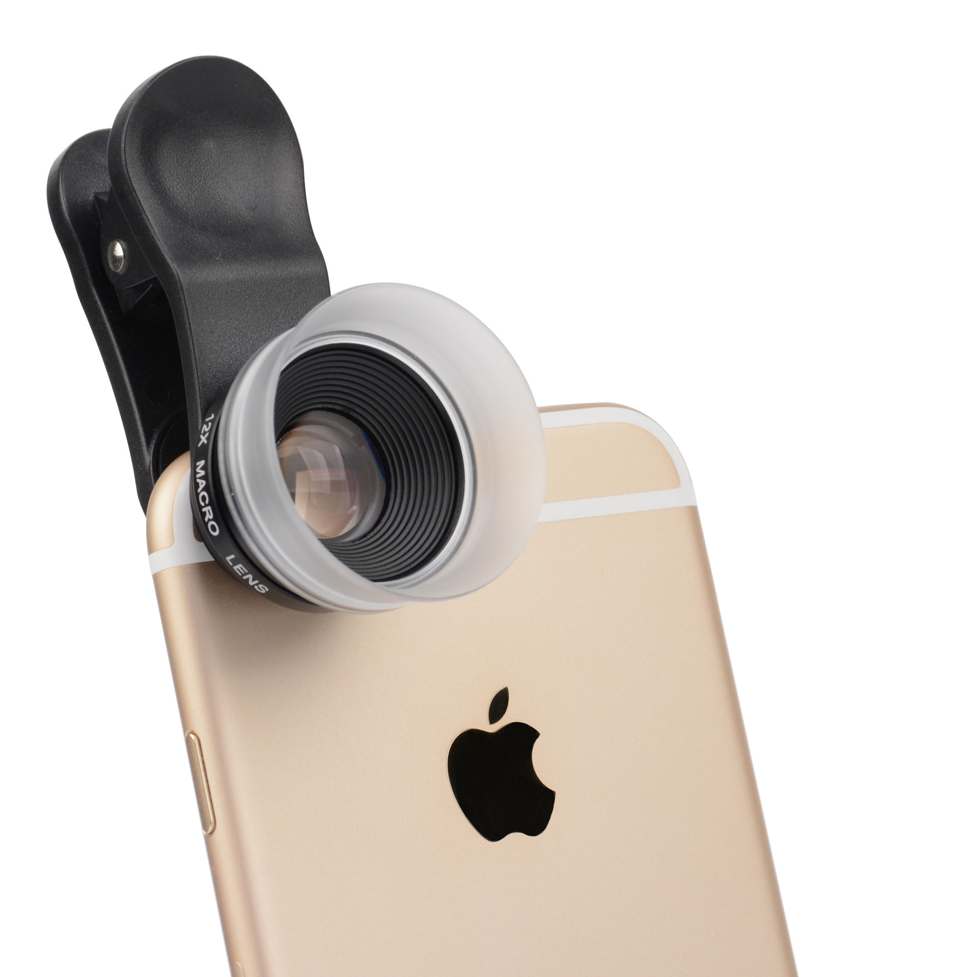 卓美手机镜头0.36x广角 180度鱼眼 双层近摄 透明亚克力遮光罩 p4