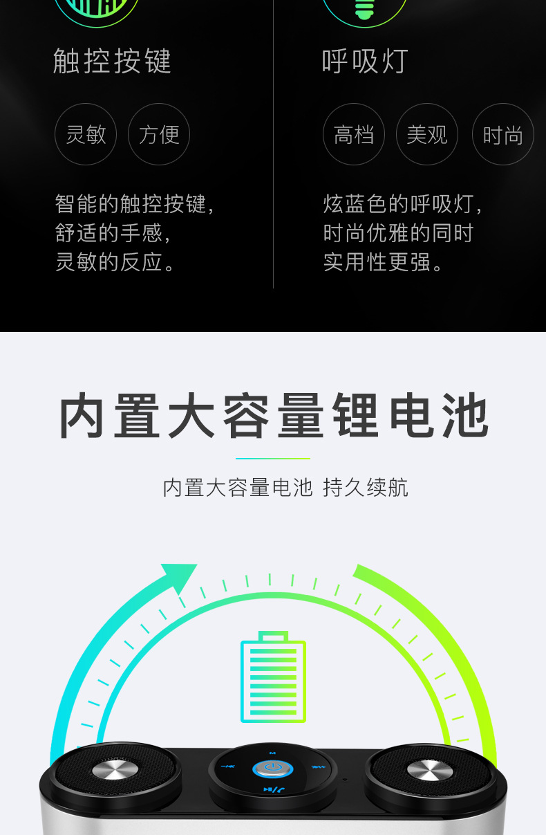 ifkoo/伊酷尔 s4无线蓝牙音箱低音炮车载手机便携插卡迷你小音响