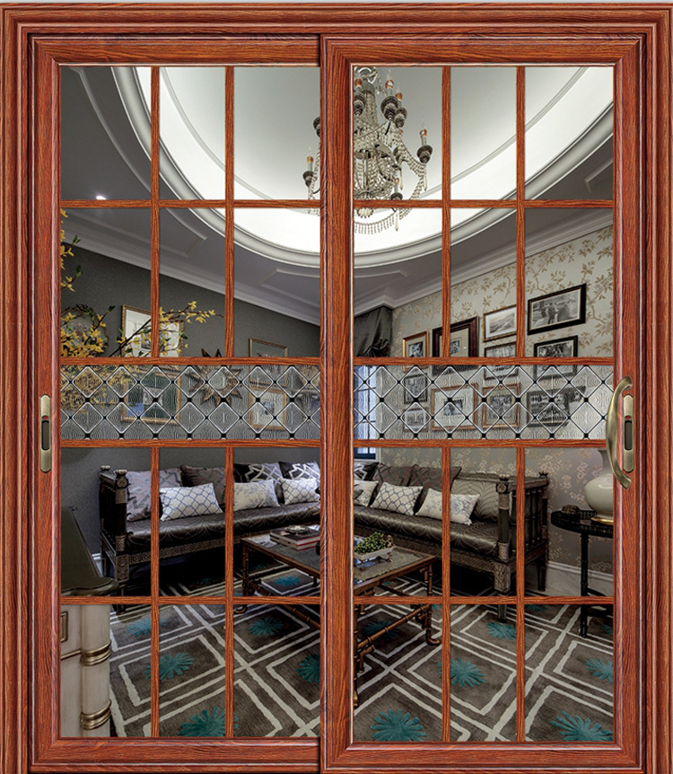 供应凌弧推拉门 沉香木推拉门 红酸枝推拉门 客厅阳台推拉门
