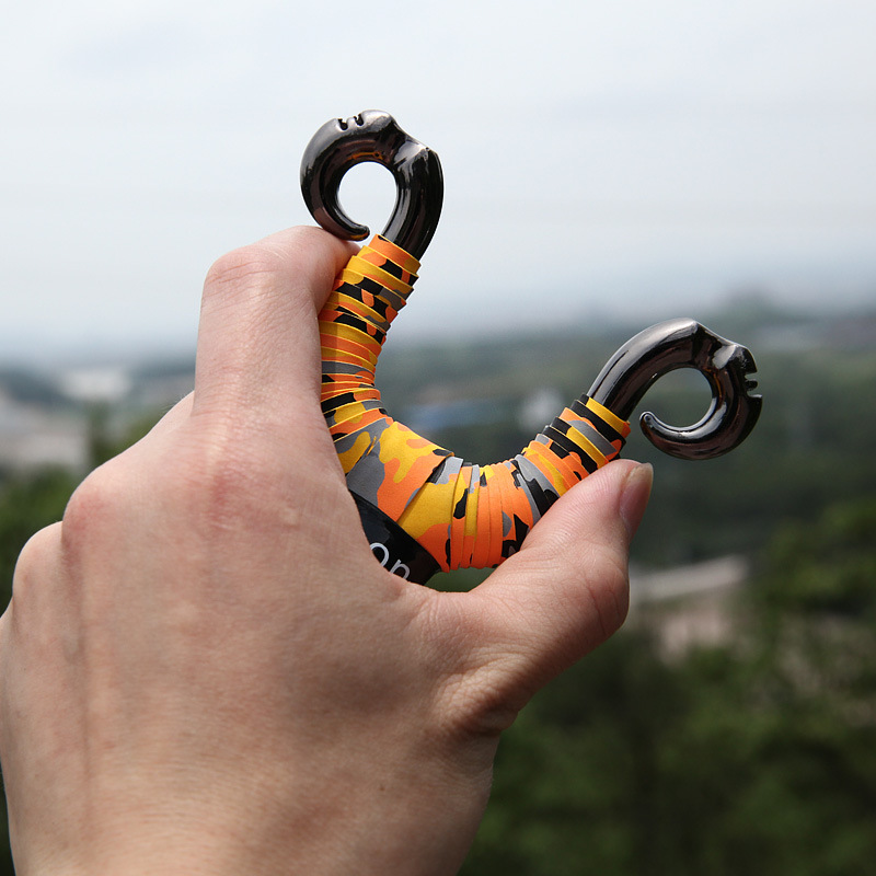 探露藏羚羊多色弹弓冷弯传统弓线切割竞技比赛反曲直板弹弓户外