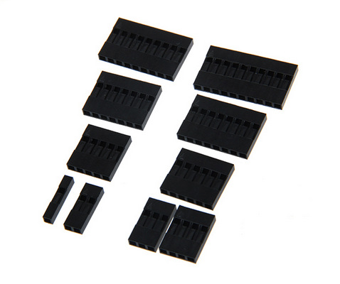 杜邦胶壳_杜邦胶壳 2.54mm间距杜邦 杜邦线 1p/2p/3p/4p/5p-10p - 阿