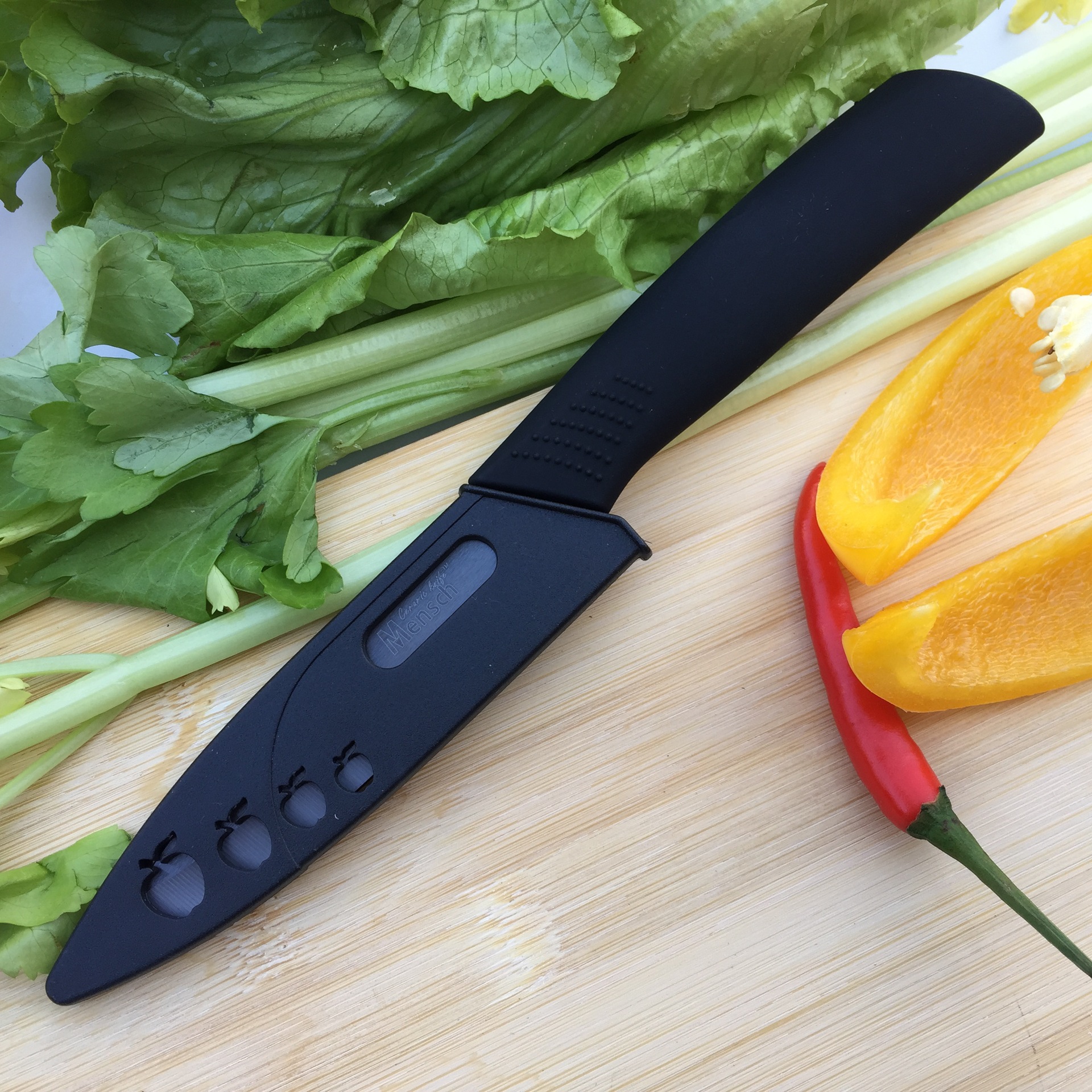 氧化锆陶瓷黑刃4寸陶瓷刀 阳江陶瓷水果刀 厨房刀具陶瓷刀现货