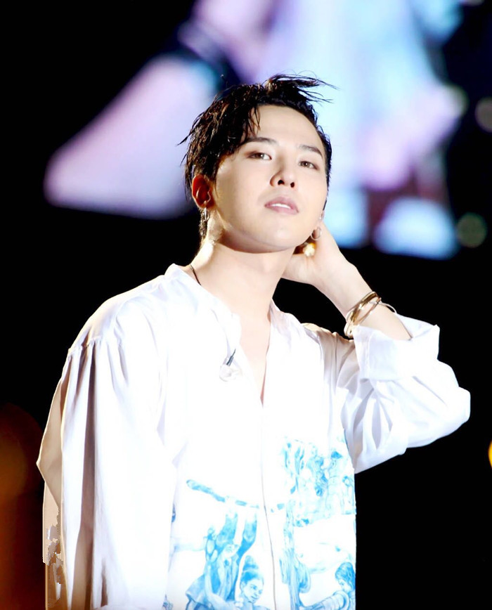 bigbang演唱会权志龙同款男衬衫休闲长袖宽松贴布情侣装衬衣