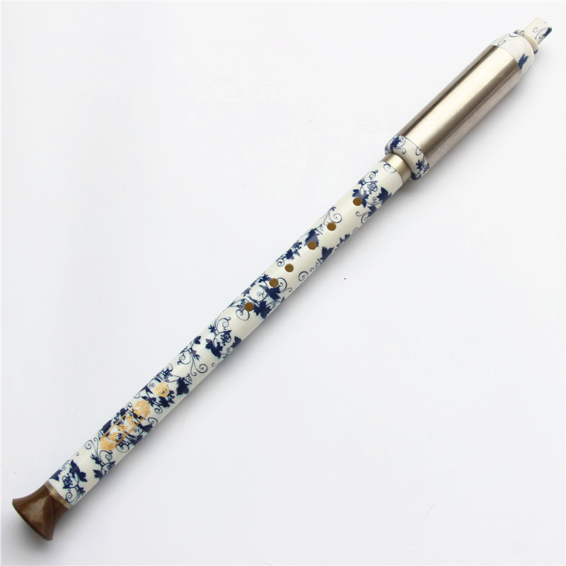 厂家供应高档可拆仿青花瓷巴乌 配置仿皮包装盒