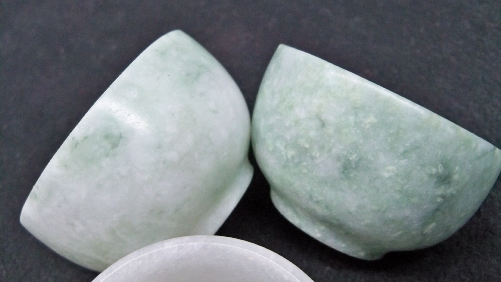 玉玲珑 天然玉石贵州翠口杯 厂家大量批发