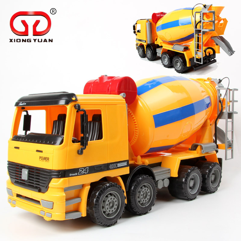 雄源8188-4 超大号惯性水泥搅拌车仿真模型混泥土玩具工程车