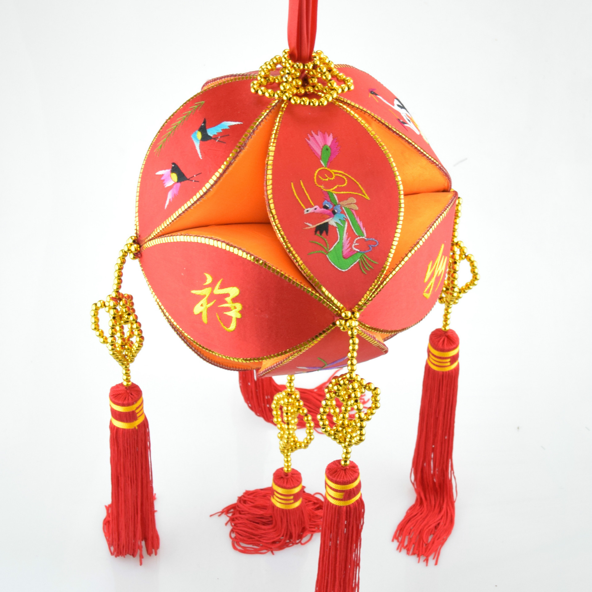 广西壮族绣球 民族刺绣12公分绣球 桂林刘三姐绣球工艺品批发