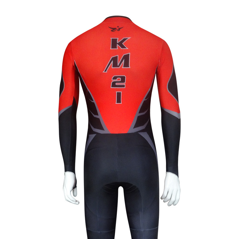 成人儿童连体滑冰服男女短道速滑连体服专业比赛训练服山地骑行服