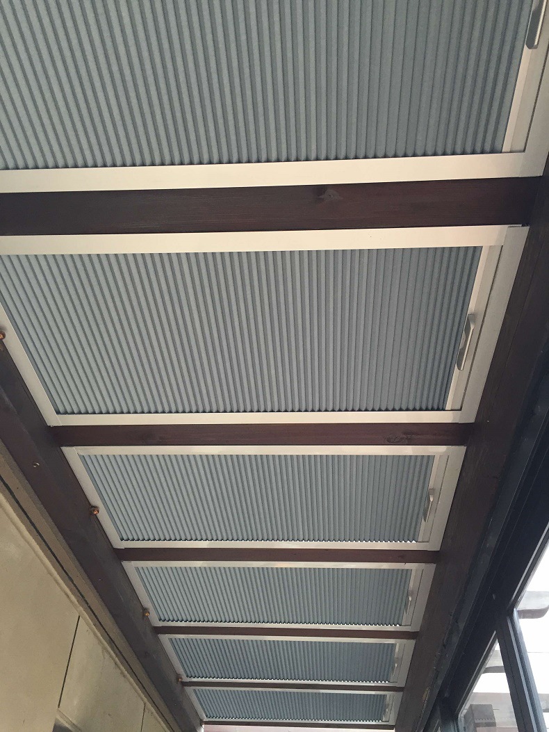 全遮光蜂巢帘天窗 天棚帘 折叠式天棚帘顶棚遮 遮阳遮光窗帘