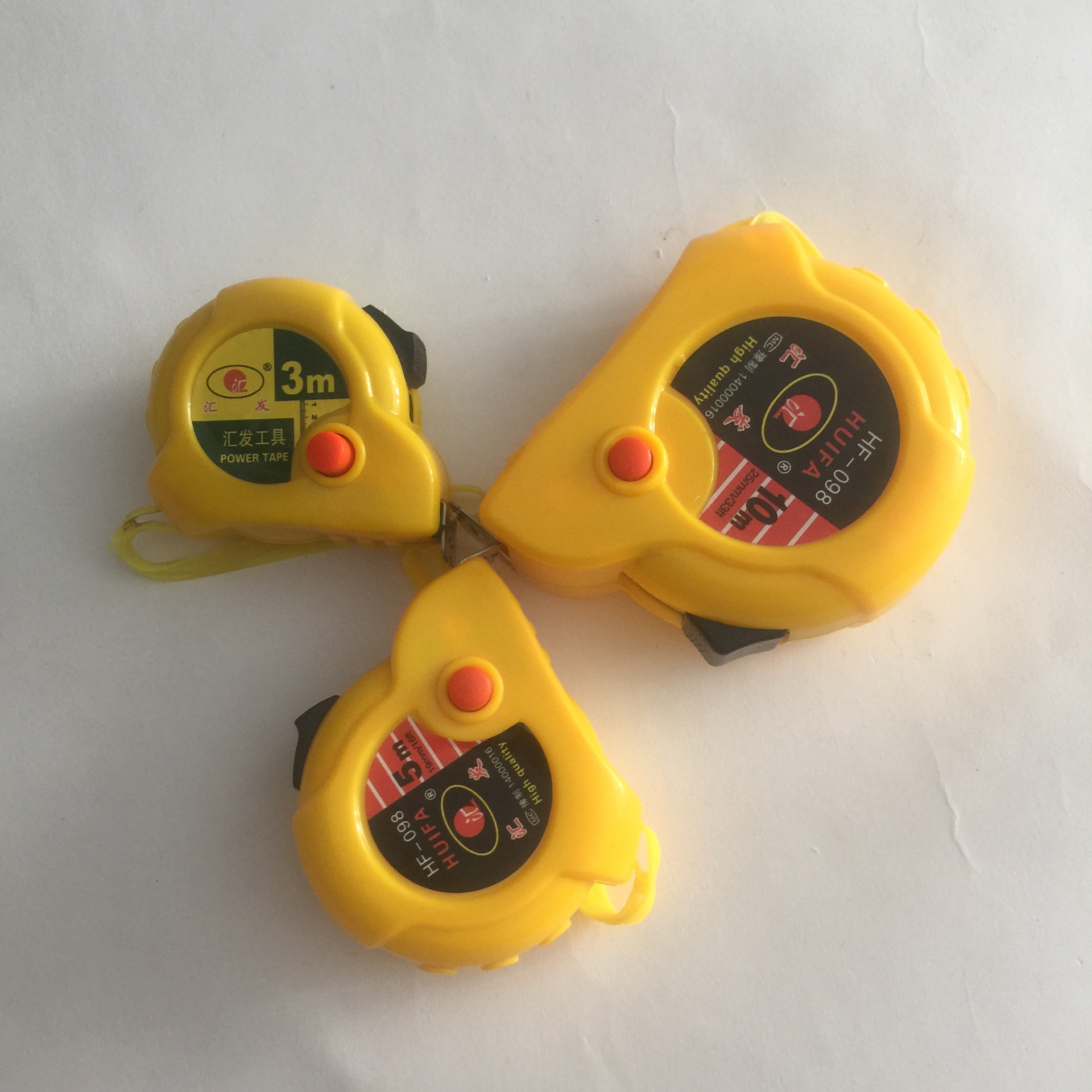 厂家直销鱼眼钢卷尺3m5m75米批发多长度家用测量钢卷尺