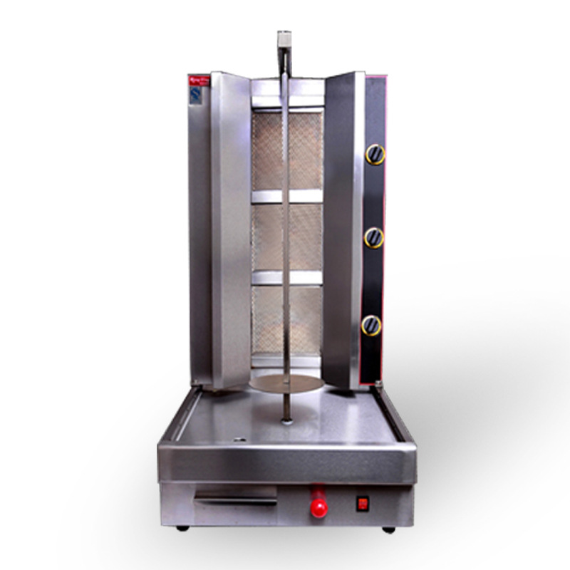 土耳其烤肉机商用煤气天然气 三控中东烧烤炉 巴西自动旋转烤肉炉