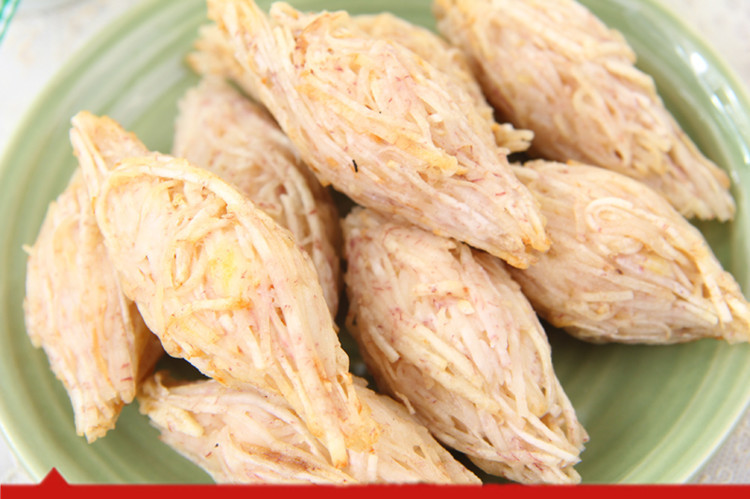 阿诺金锥榴莲酥酒店茶楼点心芋丝榴莲酥油炸小吃广式糕点10个/包