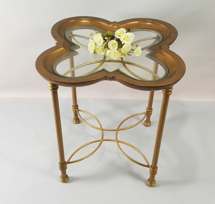 供应铁艺家具欧式复古铁艺茶几美式客厅茶几