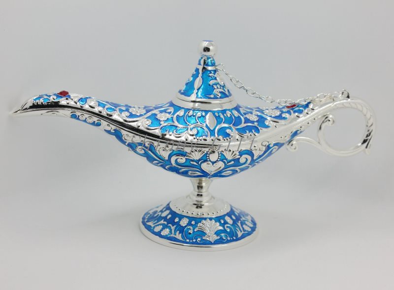 高档创意家居摆件 阿拉丁金属许愿灯 珐琅工艺神灯景区热卖品