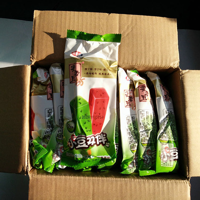 经销批发 红豆加绿豆口味棒冰 2只装小豆双伴双重美味冰棍 全国送