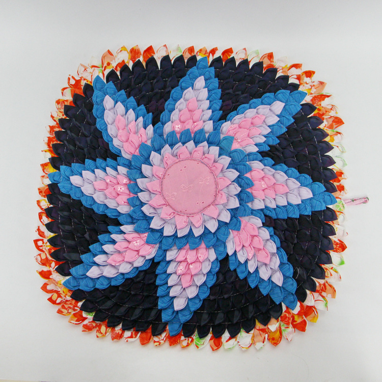 民族手工拼布坐垫椅垫布艺特色休闲家居饰品椅子垫子