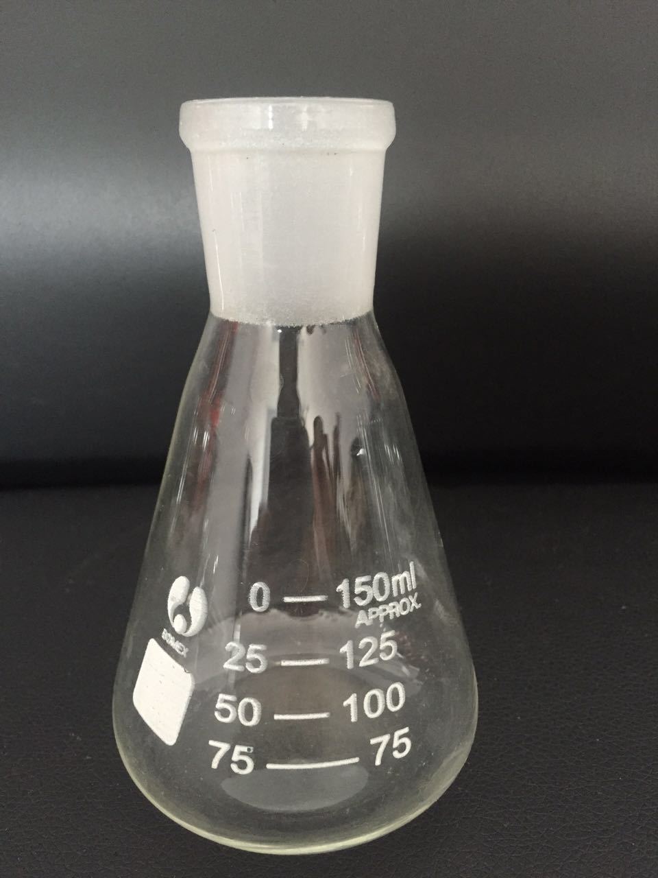 专业供应磨口三角瓶250ml标准磨口锥形瓶三角烧瓶高温烧瓶